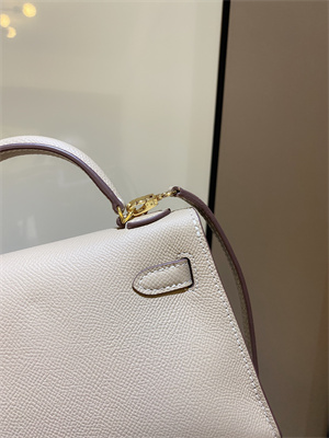 Kelly Mini II Bag Epsom Leather Gold/Silver hardware In Trench Color