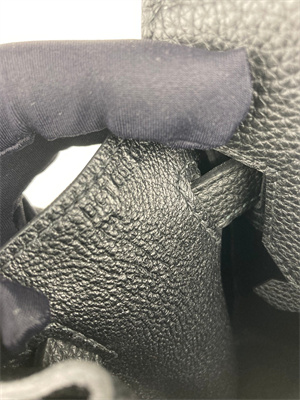 Bir.kin Bag TOGO Leather 25/30/35CM Gold/Silver Hardware In Black Color HS