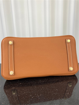 Bir.kin Bag TOGO Leather 25/30/35CM Gold/Silver Hardware In CK37 Gold Color HS