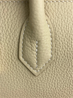 Bir.kin Bag TOGO Leather 25/30/35CM Gold/Silver Hardware In Craie Color HS