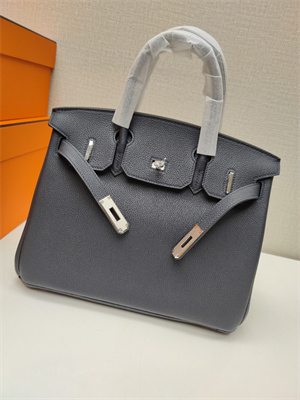 Bir.kin Bag TOGO Leather 25/30/35CM Gold/Silver Hardware In Blue Nuit Color HS