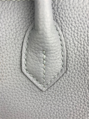 Bir.kin Bag TOGO Leather 25/30/35CM Gold/Silver Hardware In Bleu Lin Color HS