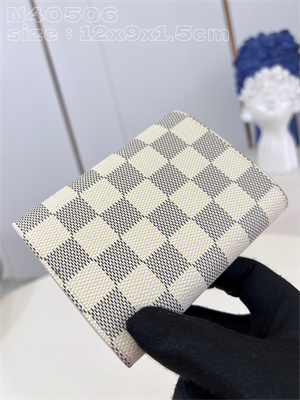 L.V Victorine Wallet Vivienne Holidays Damier Azur N40506