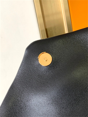 Y.S.L TOY PUFFER In Nappa Lambskin Gold Tone Metal Black Color