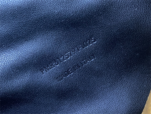 Y.S.L MINI LOU In Dk Beige Quilted Grain De Poudre Embossed Leather Gold Tone Metal