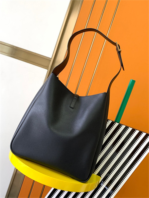 y.s.l le 5 a 7 S*pple large hobo bag in black leather