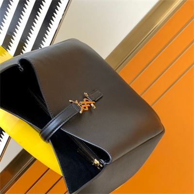 y.s.l le 5 a 7 S*pple small hobo bag in black leather