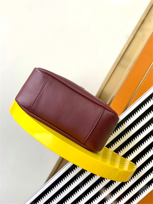 y.s.l le 5 a 7 S*pple small hobo bag in burgundy leather