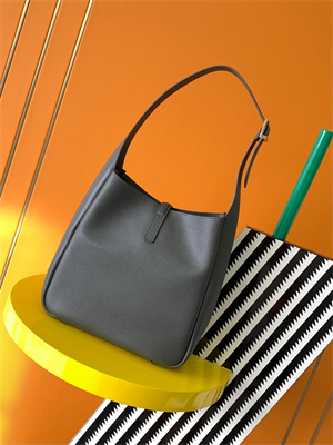 y.s.l le 5 a 7 S*pple small hobo bag in dk grey leather