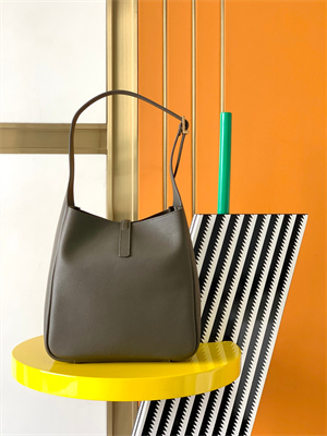 y.s.l le 5 a 7 S*pple small hobo bag in dk green leather