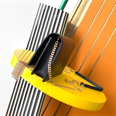 Y.S.L KATE SMALL TASSEL IN SMOOTH Leather Gold Tone Metal Black Color