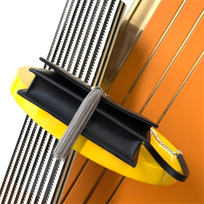 Y.S.L KATE SMALL TASSEL IN SMOOTH Leather Silver Tone Metal Black Color