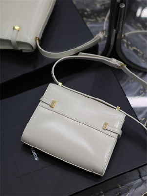 y.s.l manhattan mini crossbody bag in box Sa**t Lau*nt white color