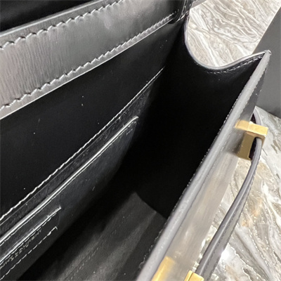 y.s.l manhattan shoulder bag in box Sa**t Lau*nt black color