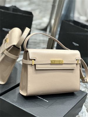 y.s.l manhattan shoulder bag in box Sa**t Lau*nt nude pink color