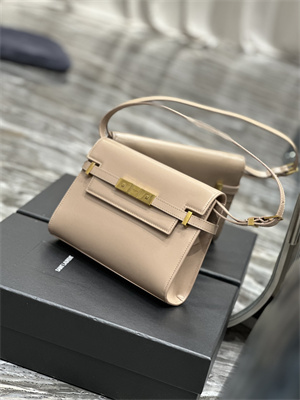 y.s.l manhattan small shoulder bag in box Sa**t Lau*nt nude pink color