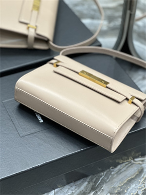 y.s.l manhattan small shoulder bag in box Sa**t Lau*nt nude pink color
