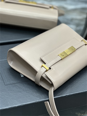 y.s.l manhattan small shoulder bag in box Sa**t Lau*nt nude pink color