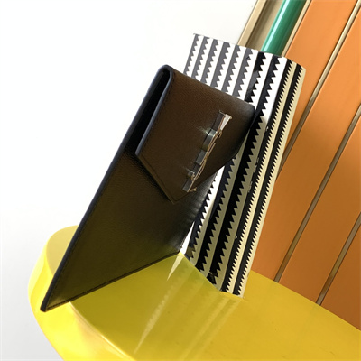 Y.S.L UPTOWN POUCH IN GRAIN DE POUDRE EMBOSSED LEATHER Black Color Silver Tone Metal