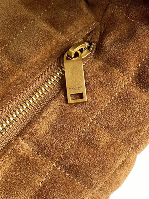 Y*L icare hobo in quilted suede cognac