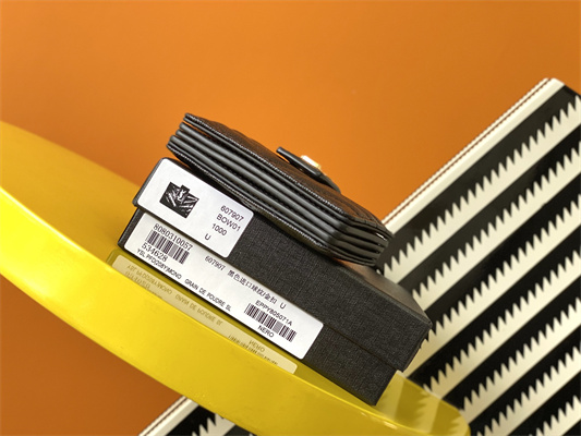 Y.S.L MONOGRAM BUSINESS CARD CASE IN GRAIN DE POUDRE EMBOSSED LEATHER Black Color Gold Tone Metal