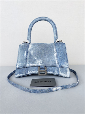 Women’s Hourglass Small Handbag In Denim Blue