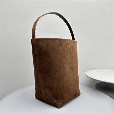 T*e R0w park n/s large tote bag dk brown suede
