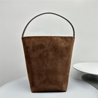 T*e R0w park n/s large tote bag dk brown suede