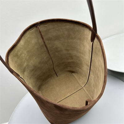T*e R0w park n/s large tote bag dk brown suede