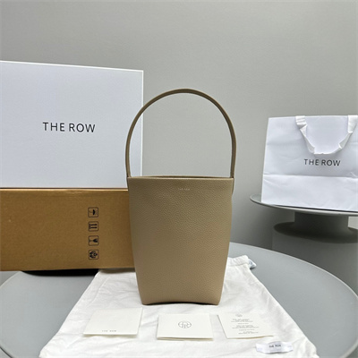T*e R0w park n/s small tote bag grained calfskin lt beige color
