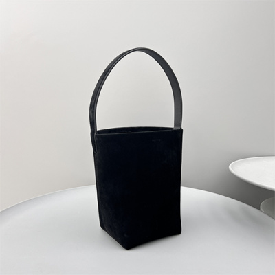 T*e R0w park n/s small tote bag black suede
