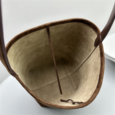 T*e R0w park n/s medium tote bag dk brown suede