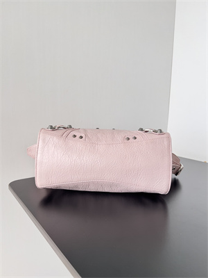 Women’s NEO Cagole XS Handbag In Arena Lambskin Ice Pink Color
