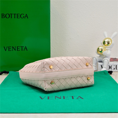 BV Mini Wallace Shoulder Bag In Soft Calfskin Leather Lotus Color