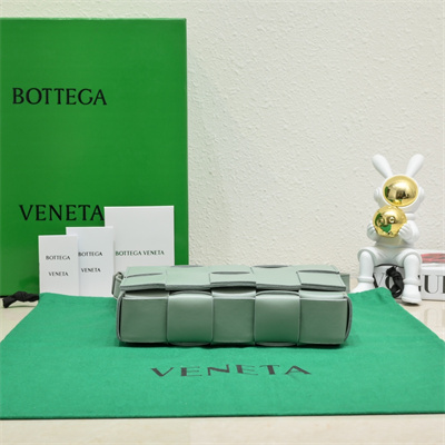 BV Cassette Cross Body Bag In Lambskin New Sauge Color