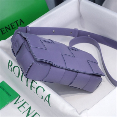 BV Cassette Cross Body Bag In Lambskin Lavender Color