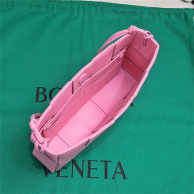 BV Cassette Pouch With Strap In Calfskin Ribbon Color