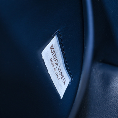 BV Small Loop Camera Bag In Lambskin Leather Navy Color