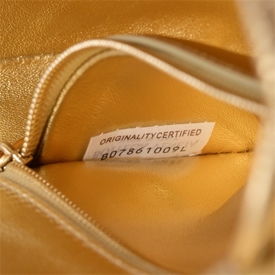 BV Mini Andiamo Shoulder Bag In Lambskin Leather Gold Color