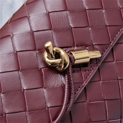BV Mini Andiamo Shoulder Bag In Lambskin Leather Barolo Color