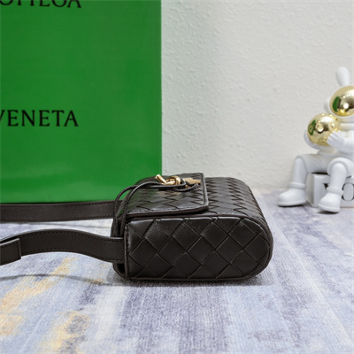 BV Mini Andiamo Shoulder Bag In Lambskin Leather Fondant Color