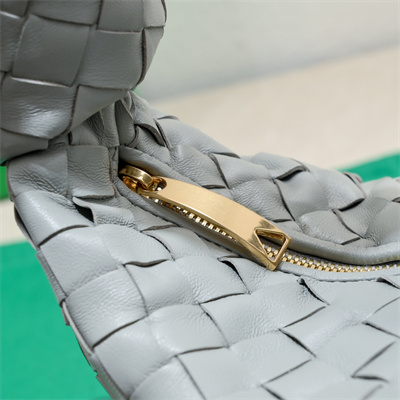 BV Mini Jodie In Lambskin Leather Agate Grey Color