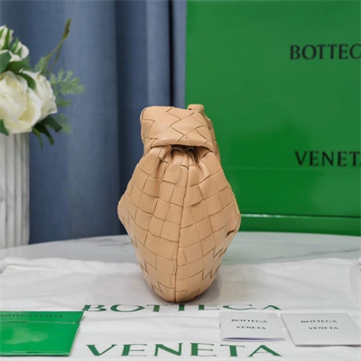 BV Mini Jodie In Lambskin Leather Almond Color