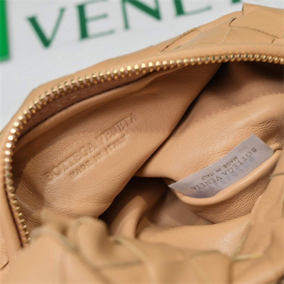 BV Mini Jodie In Lambskin Leather Almond Color