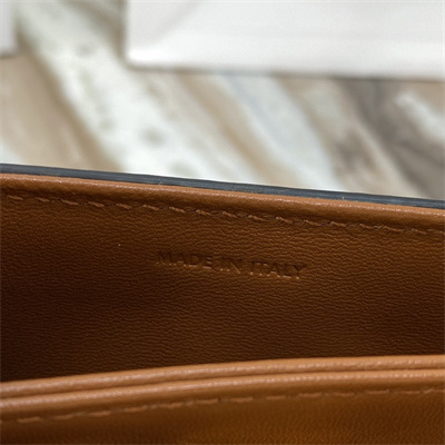 Ce**e teen triomphe bag in textile  and calfskin nature/tan