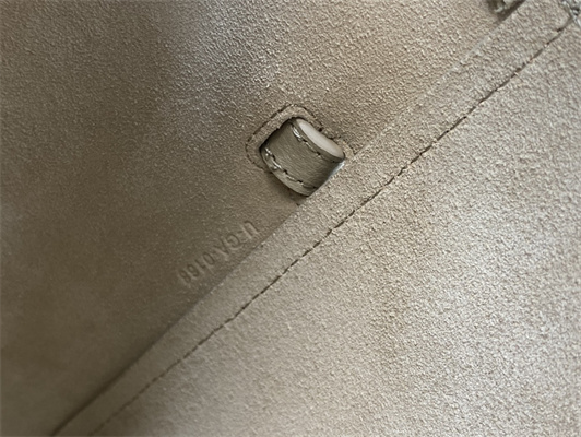 Ce**e nano belt bag in light beige grained calfskin