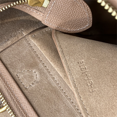 Ce**e micro belt bag in light brown grained calfskin