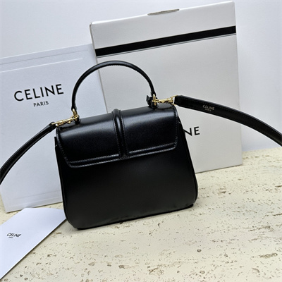 Ce**e mini 16 bag in satined calfskin black