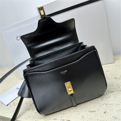 Ce**e mini 16 bag in satined calfskin black