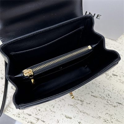 Ce**e mini 16 bag in satined calfskin black
